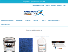 Tablet Screenshot of firstplacesupply.com